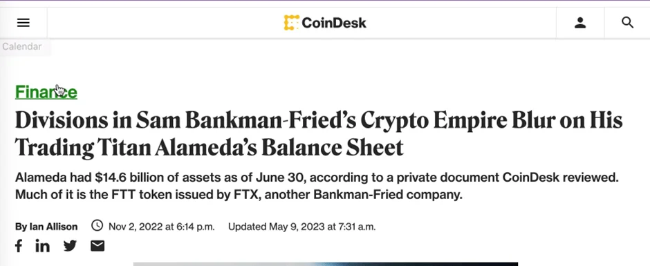 CoinDesk’s Report on Alameda Research Assets CoinDesk’s Report on Alameda Research Assets